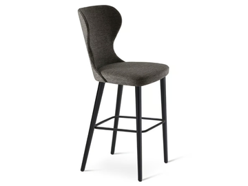SATI 610 - High fabric stool with back by Origins 1971 - view 2